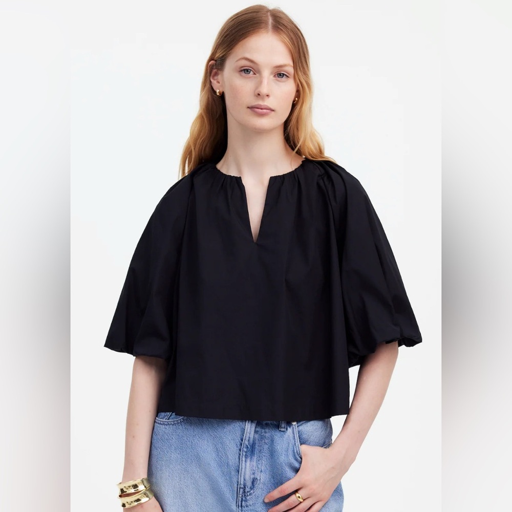 Madewell Bubble-Sleeve Top - NIP